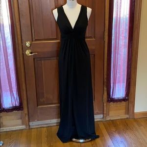 WHBM Dramatic & Sexy Black Maxi Gown